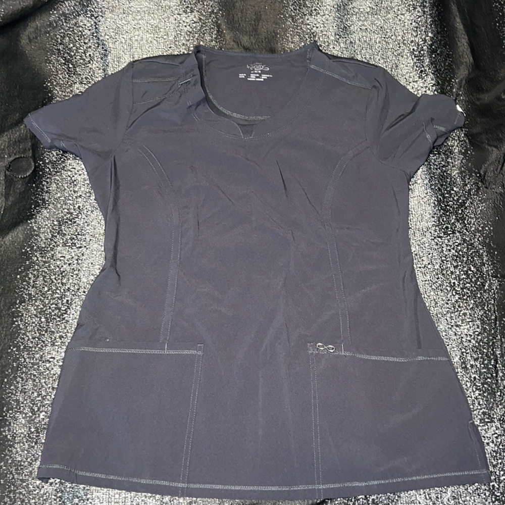 Cherokee Infinity Gray scrub top